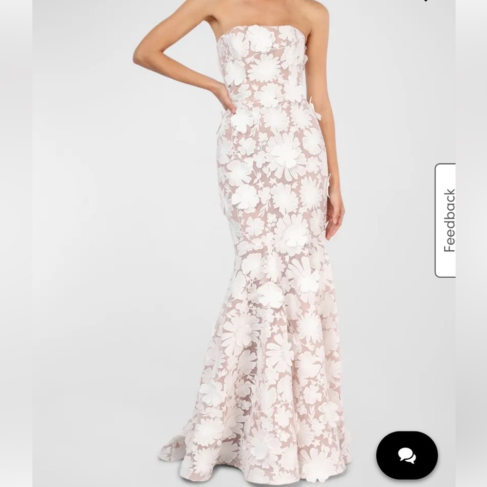 Jessica Strapless Embroidered Mermaid Gown HELSI/ wedding dress/ gown